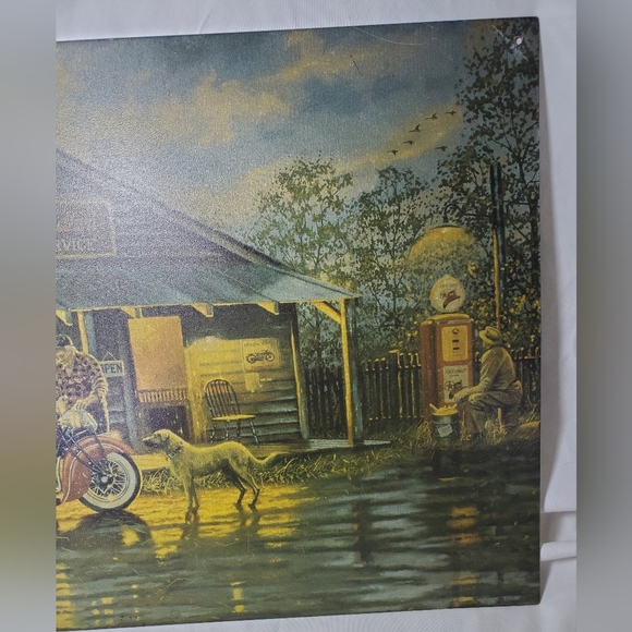 Pop's Indian Sales & Service Vintage 1998 Motorcycle Metal Tin Sign Retro - Picture 3 of 8